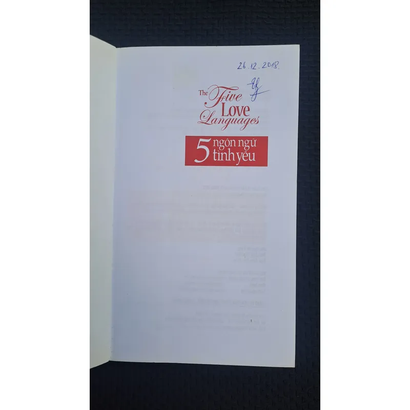 5 ngôn ngữ tình yêu - Gary Chapman 731555