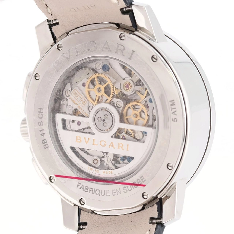 Bulgari Bulgari Bulgari Chronograph BB41SCH/BB41BSLDCH SS tự động - Hàng hiệu chính hãng 882445