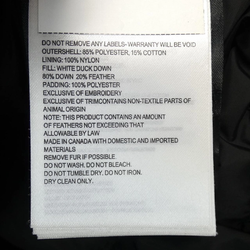 【Khuyến mãi】Áo khoác lông vũ Canada Goose 642898