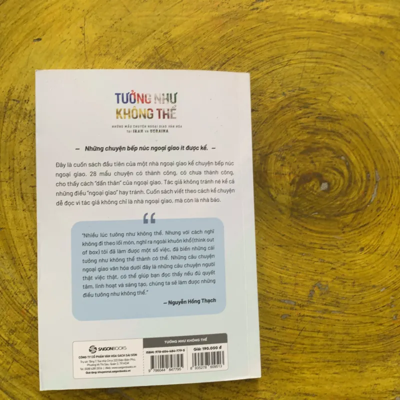 TƯỞNG NHƯ KHÔNG THỂ - NGUYỄN HỒNG THẠCH  937364