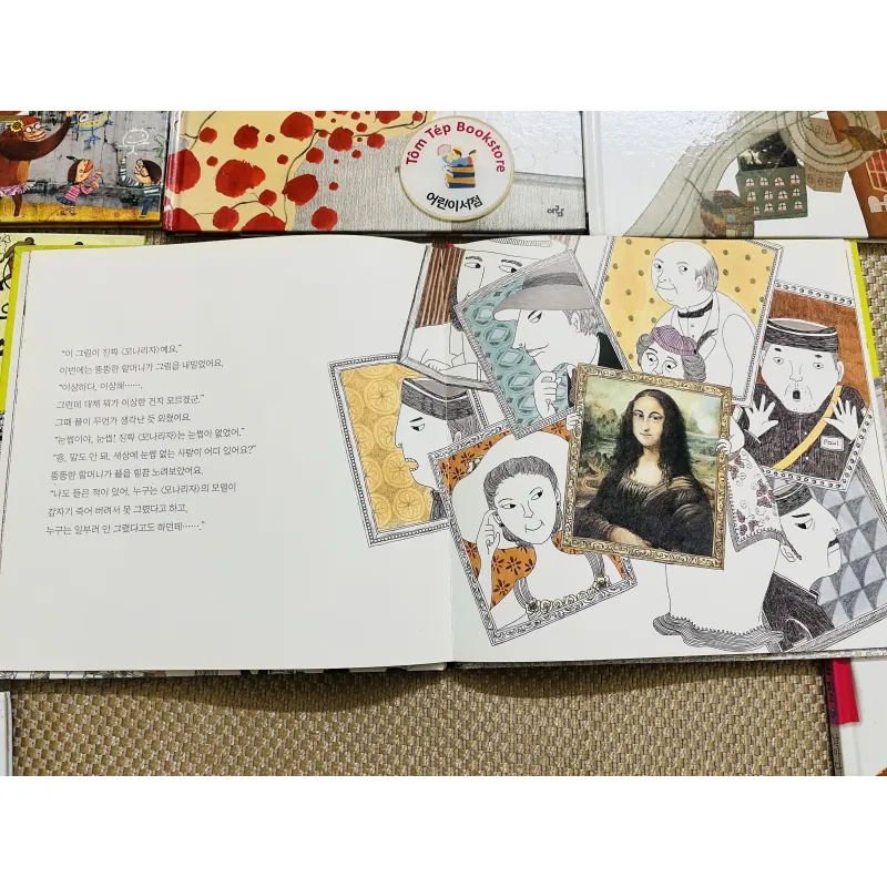 Set sách nghệ thuật cho trẻ – 미술관에 간 꼬마 피카소 시리즈- set 3 747564