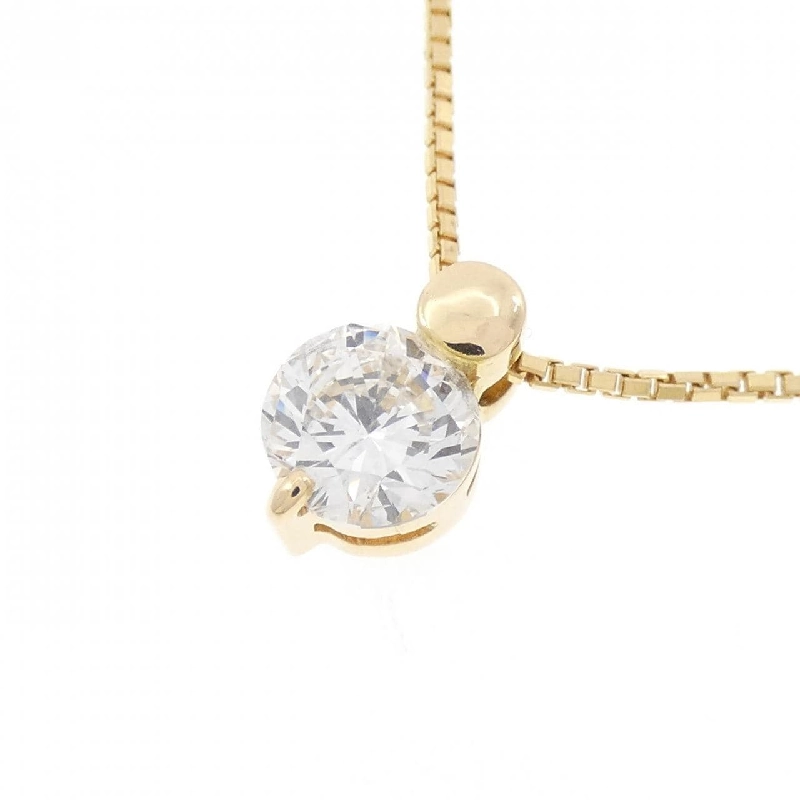 K18YG Solitaire Dây chuyền kim cương 1.009CT - Hàng hiệu Authentic 866594