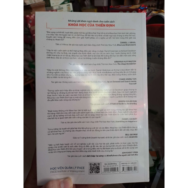Khoa học của thiền định - Goleman - Davidson TÂM LINH - TÔN GIÁO - THIỀN HCM0910 920277