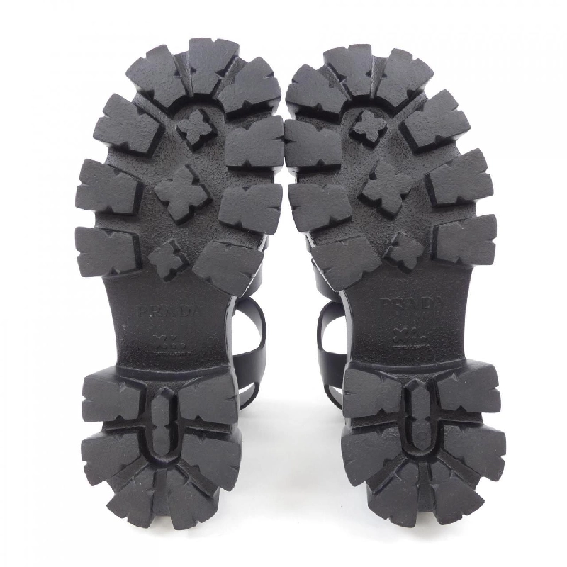 Giày sandal cao su PRADA Monolis với logo hình tam giác 2X3083 - Hàng hiệu Authentic 907175