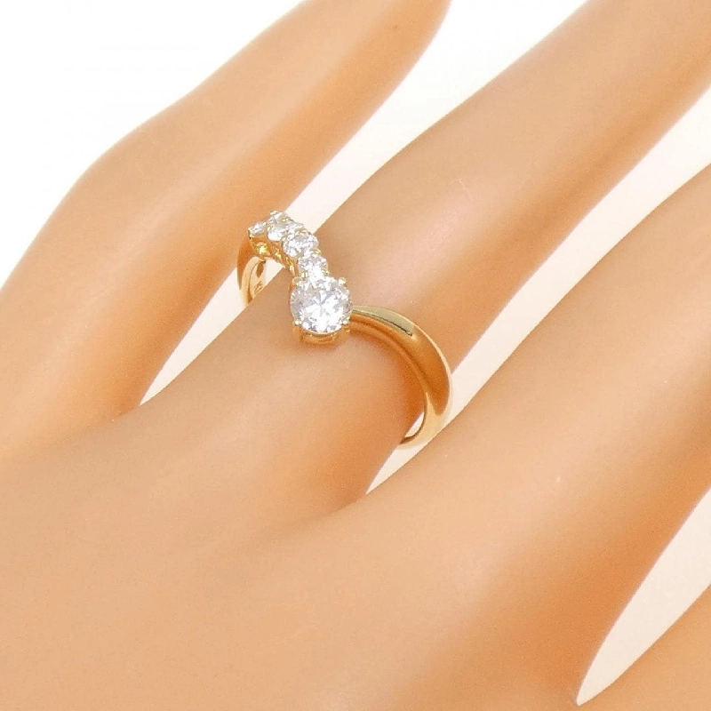 Nhẫn kim cương K18YG 0.52CT - Hàng hiệu Authentic 855088