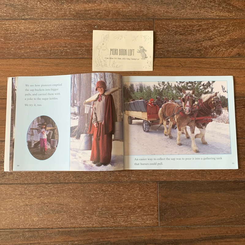 Sách tranh ngoại văn A Day at the Sugar Bush, Used 489989