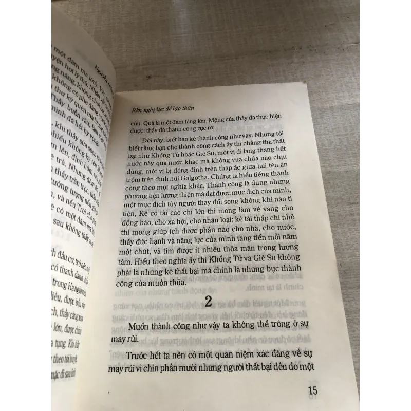 Rèn nghị lực để lập thân 784560