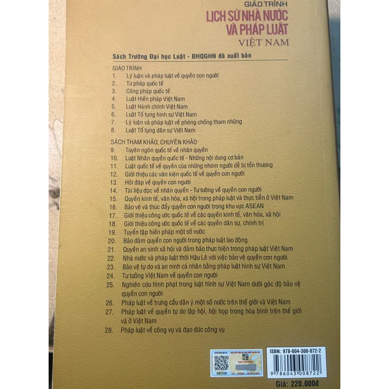 Giáo trình lịch sử nhà nước và pháp luật Việt Nam - Đại học Quốc gia Hà Nội 756994