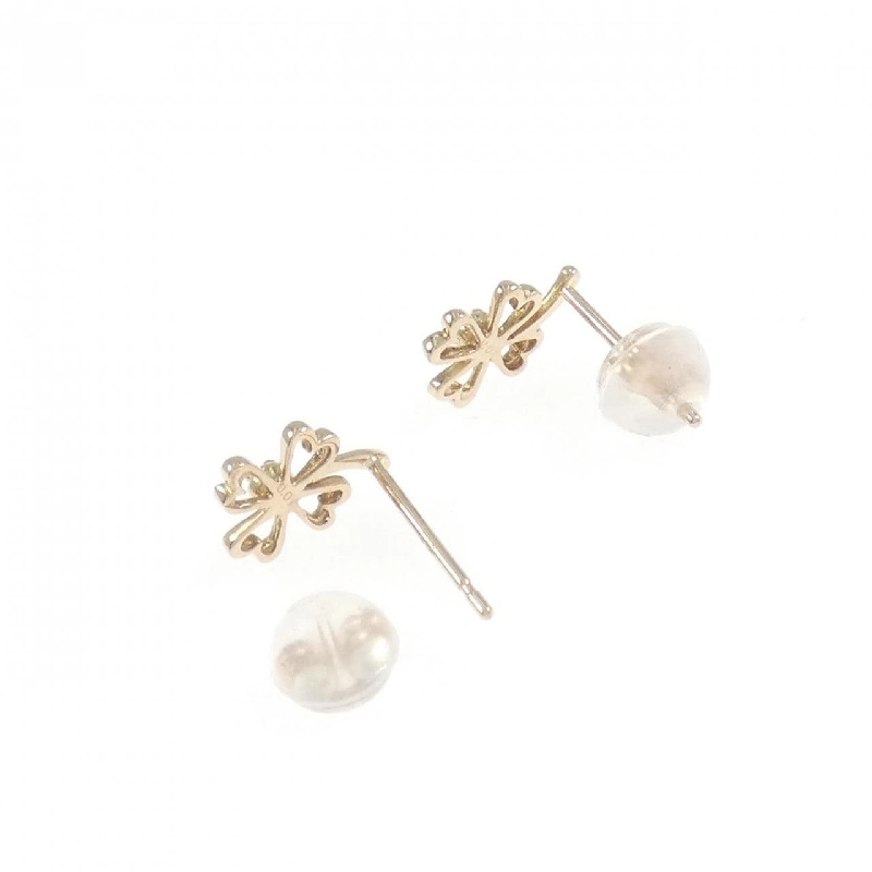 K18PG Bông tai Kim cương Hoa 0.02CT - Hàng hiệu Chính hãng 867202