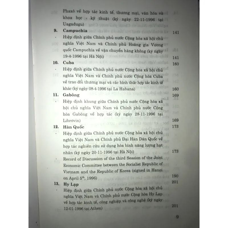 Niên giám các điều ước quốc tế nước cộng hoà xã hội chủ nghĩa Việt Nam ký năm 1996 708735