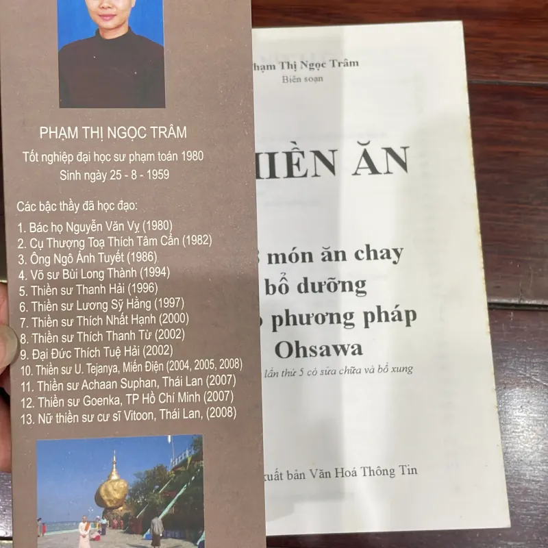THIỀN ĂN - 108 món ăn chay theo phương pháp thực dưỡng OHSAWA - PHẠM THỊ NGỌC TRÂM -2009 1036651