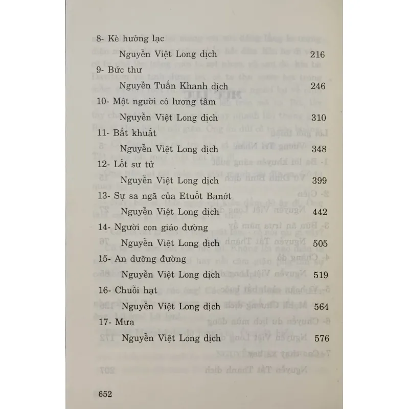 Tuyển tập truyện ngắn Mauhgam 791063