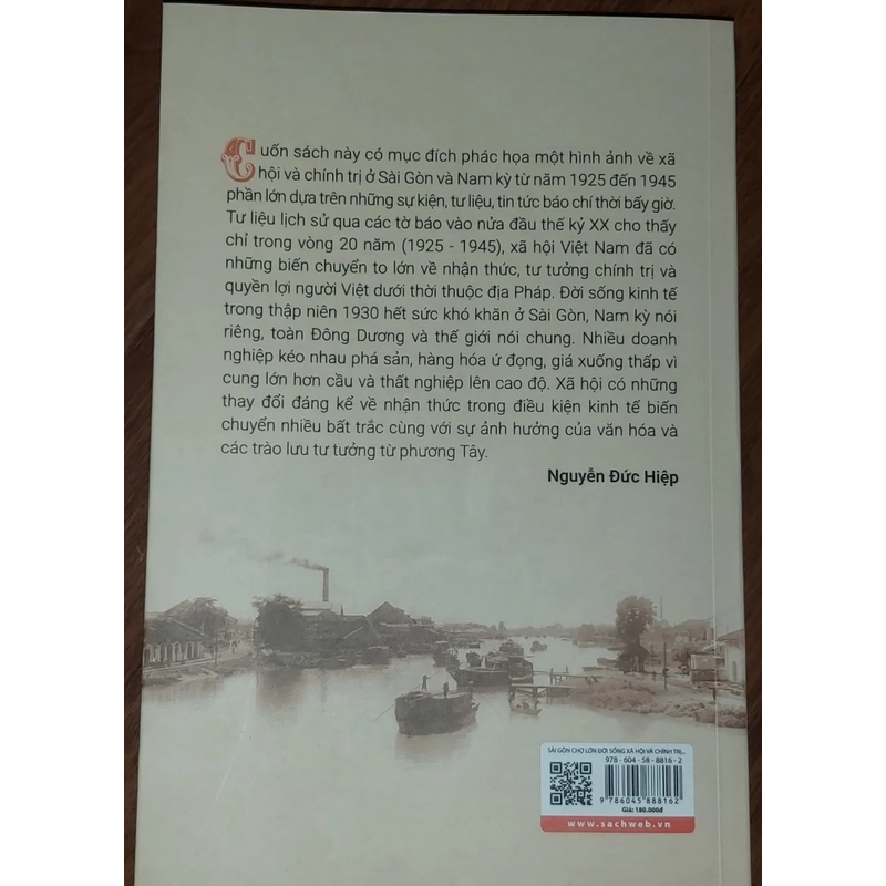 Sài Gòn Chợ lớn Đời sống xã hội và Chính trị qua tư liệu báo chí (1925-1945) 545955