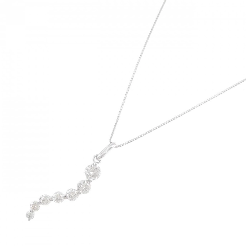 K18WG Dây chuyền kim cương 1.00CT - Hàng hiệu Chính hãng 865980