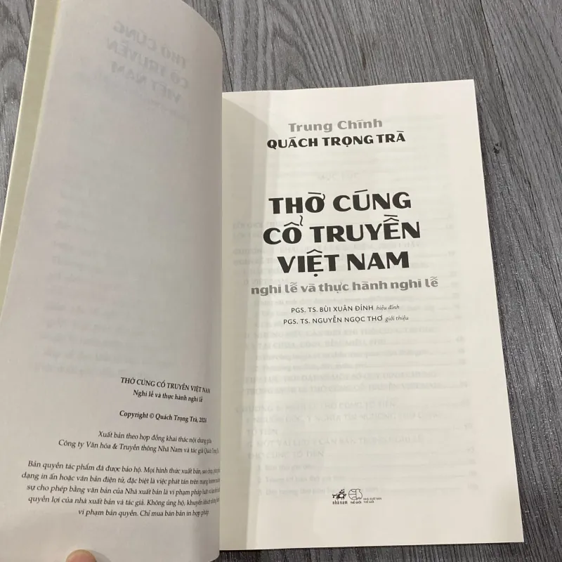 Thờ cúng cổ truyền Việt Nam nghi lễ và thực hành nghi lễ 1023406