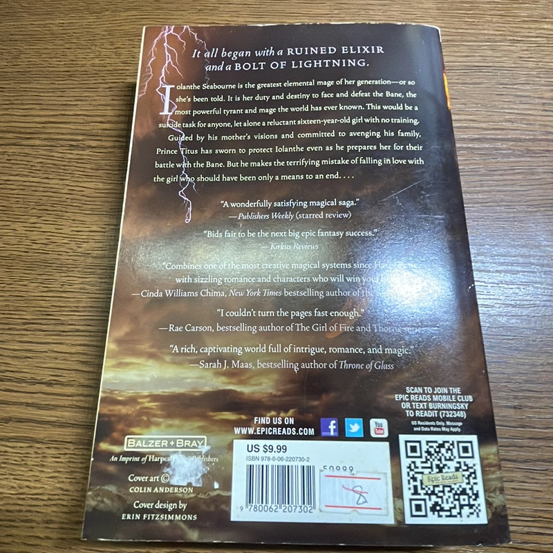 The burning sky Sherry Thomas 367221