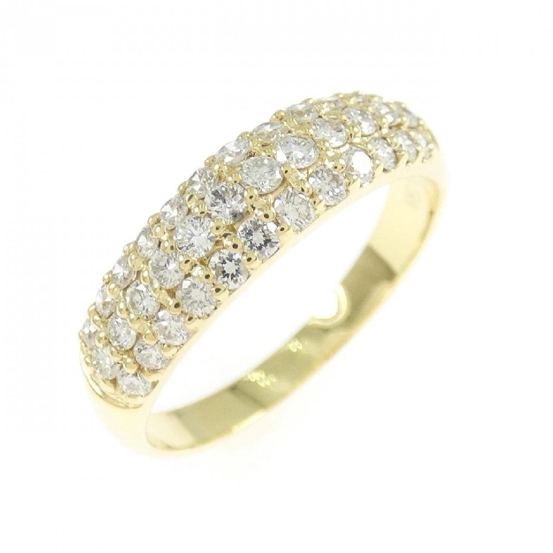 Nhẫn kim cương Pavé K18YG 0.50CT 666728