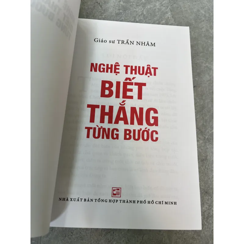 NGHỆ THUẬT BIẾT THẮNG TỪNG BƯỚC - TRẦN NHÂM 991315