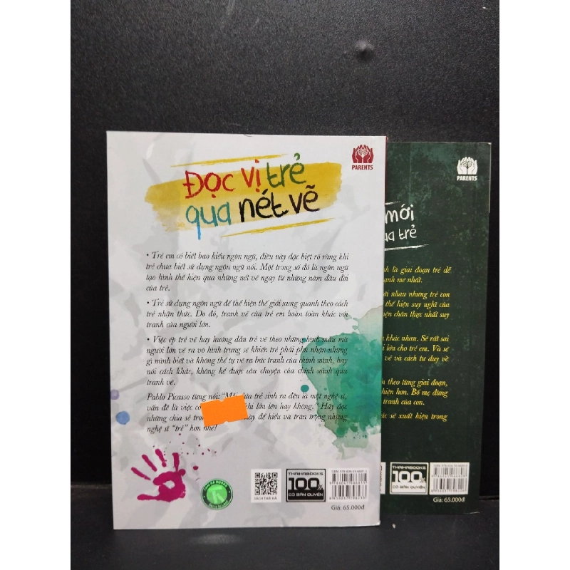 Bộ 2 cuốn (lý thuyết + thực hành) Đọc vị trẻ qua nét vẽ - Akiyoshi Torii 2016 mới 90% bẩn nhẹ HCM0805 kỹ năng nuôi dạy trẻ 914292