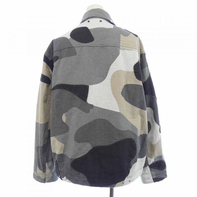 Áo khoác denim patchwork đặt hàng của LOUIS VUITTON HPA87WCKL - Hàng hiệu Authentic 901179