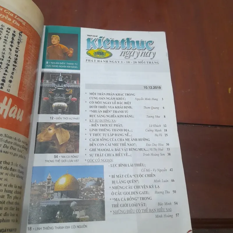 Tạp chí KIẾN THỨC NGÀY NAY số 1056 ngày 10.12.2019 603209