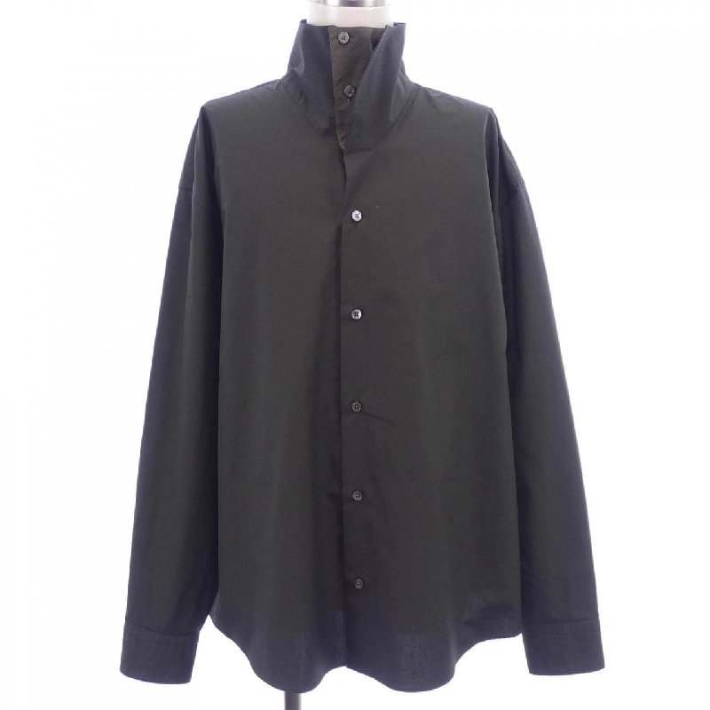 Áo sơ mi cổ cao đôi kiểu boxy HERMES 466400H2 - Hàng hiệu Chính hãng 891543