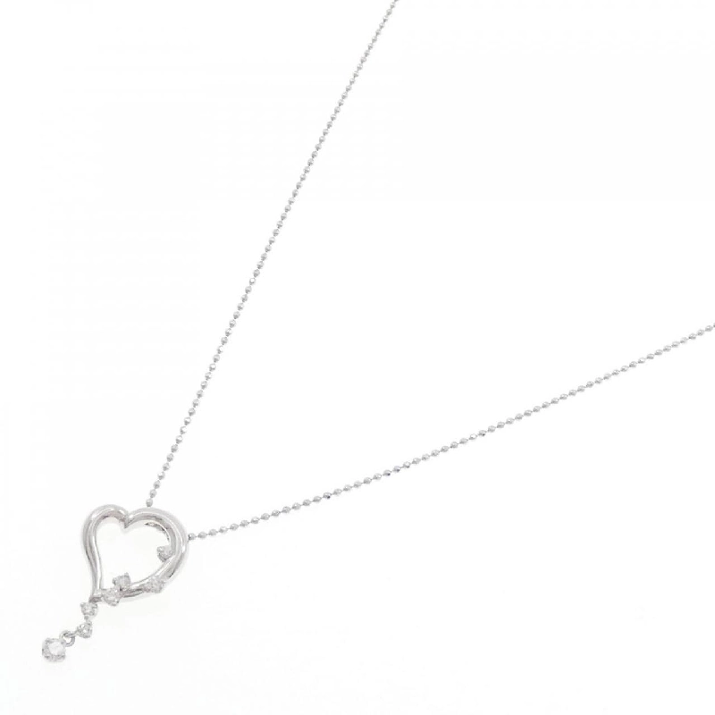 K18WG Dây chuyền kim cương hình trái tim 0.15CT - Hàng hiệu chính hãng 861698