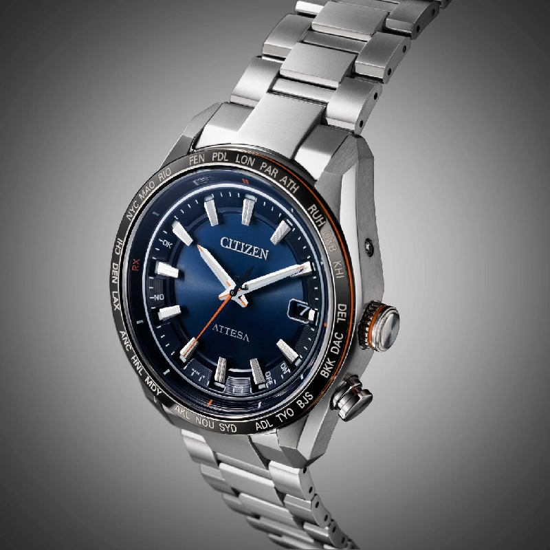 Đồng hồ điện tử Citizen Attesa H145-007JD02/CB0287-68L TI Solar Quartz - Hàng hiệu Chính hãng 882631