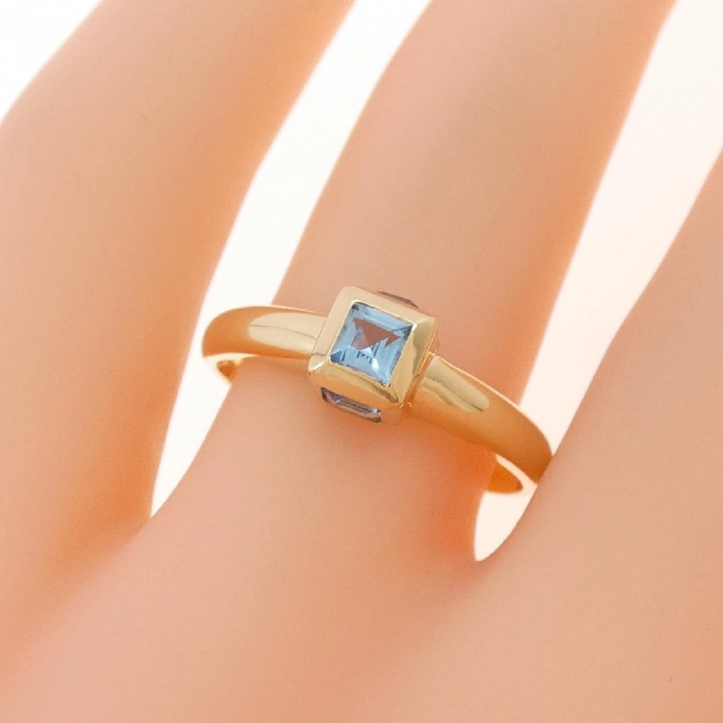 Nhẫn Blue Topaz K18YG - Hàng hiệu Chính hãng 851387