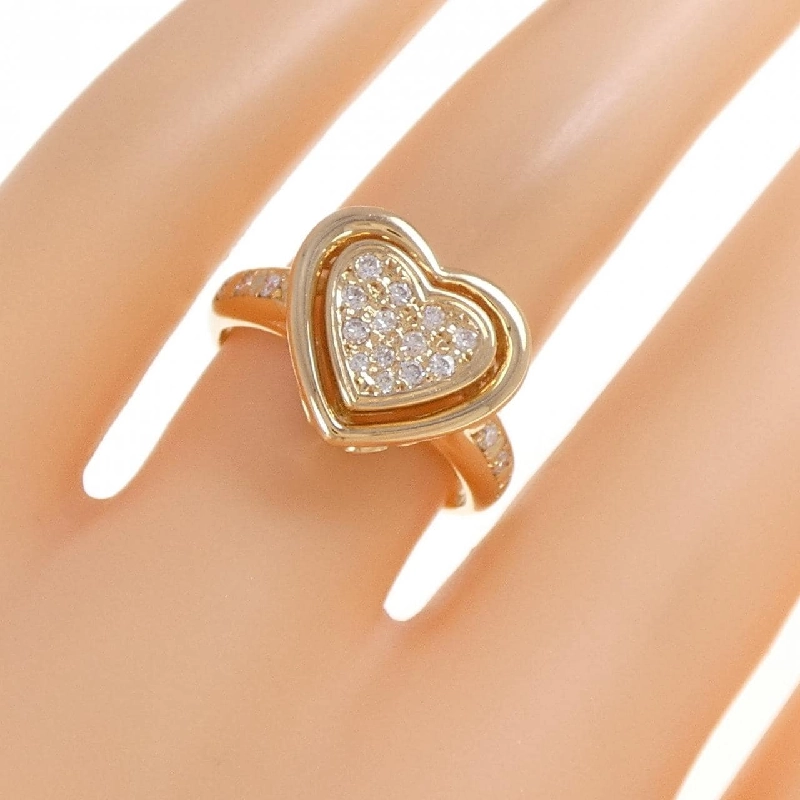 Nhẫn kim cương hình trái tim K18PG 0.22CT 669618