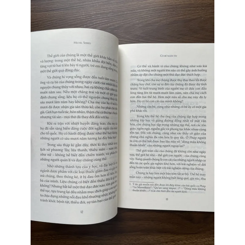 Cô bé ngón tay - Michel Serres  970534