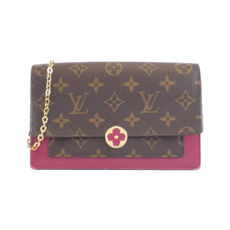 Ví xách tay Louis Vuitton Monogram Portefoy Fleur Chain M67404 621107