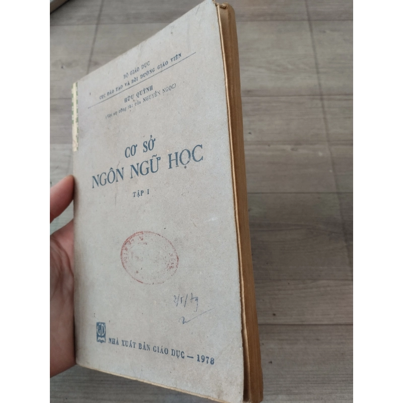 CƠ SỞ NGÔN NGỮ HỌC _ TẬP 1 ( năm 1978) 276261