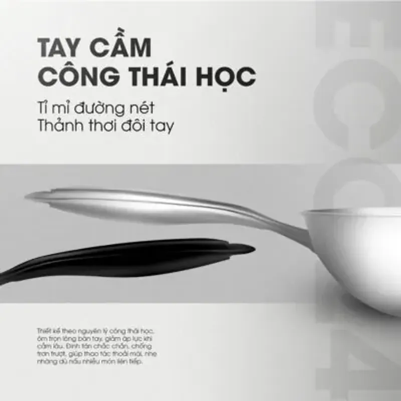 Chảo rán inox liền khối cao cấp KALITE ECO 26, mới 100%, bền bỉ 706233