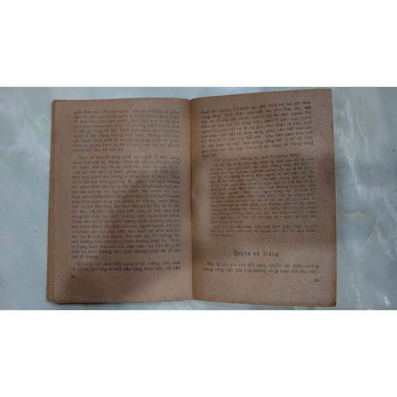 KHUÔN MẶT NGƯỜI KHÁC.
Tác giả: Kôbô Abê.
Người Dịch: Phạm Mạnh Hùng 273816