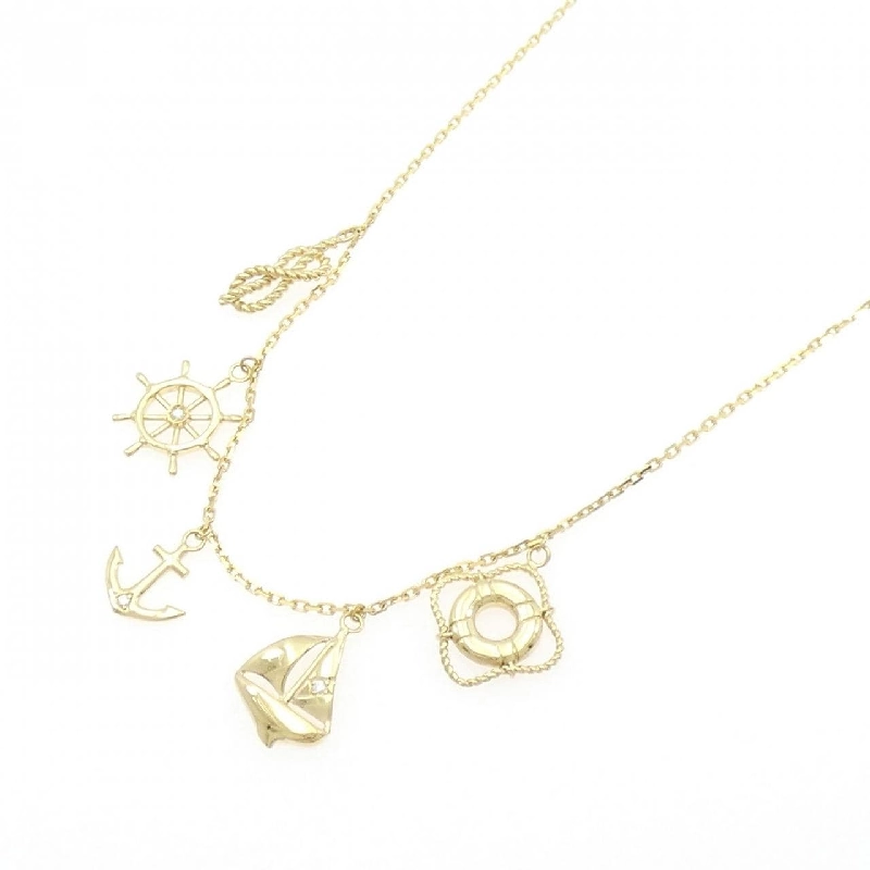 K18YG Dây chuyền kim cương - Hàng hiệu Authentic 864171