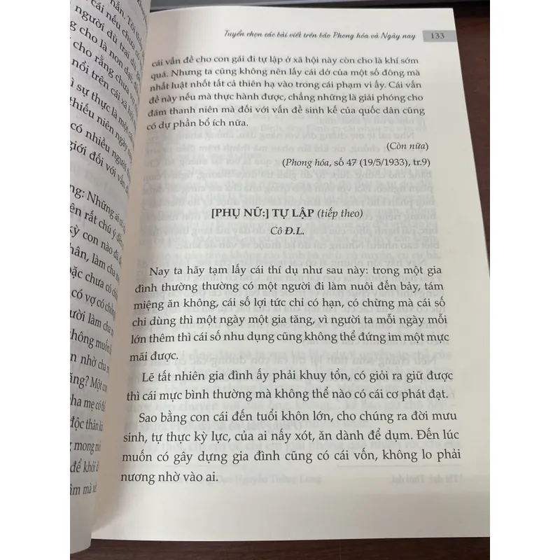 TỰ LỰC VĂN ĐOÀN VỚI VẤN ĐỀ PHỤ NỮ Ở NƯỚC TA  602988