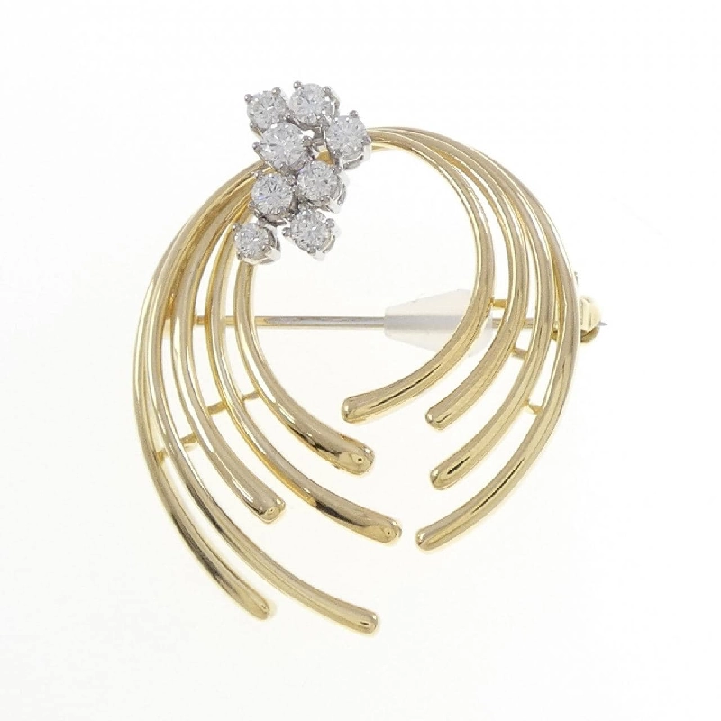750YG/750WG Kim cương Brooch - Hàng hiệu Chính hãng 872621