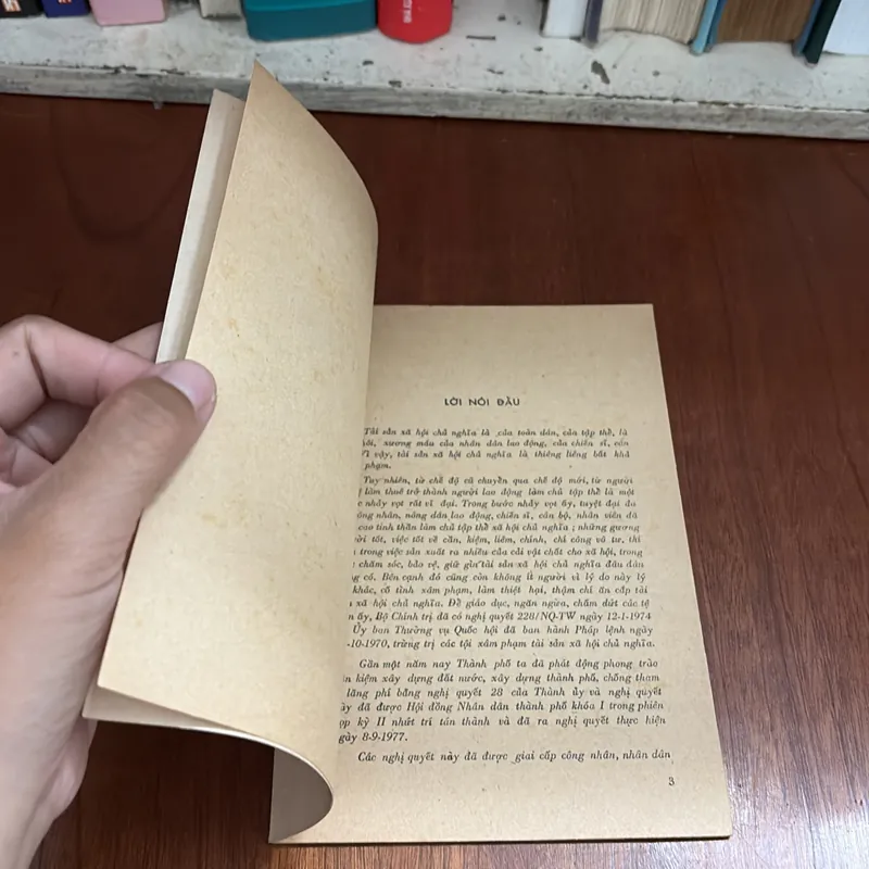 II Sách Xưa: Về Pháp Lệnh Trừng Trị Các Tội Xâm Phạm Tài Sản Xã Hội Chủ Nghĩa - 1978 602658