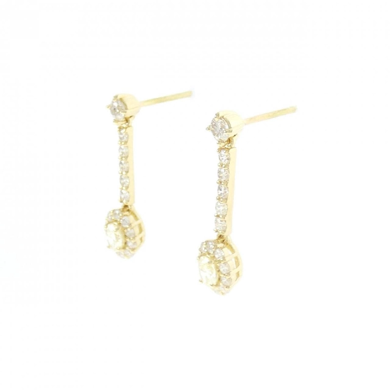 Bông tai kim cương K18YG 0.60CT - Hàng hiệu Chính hãng 871144