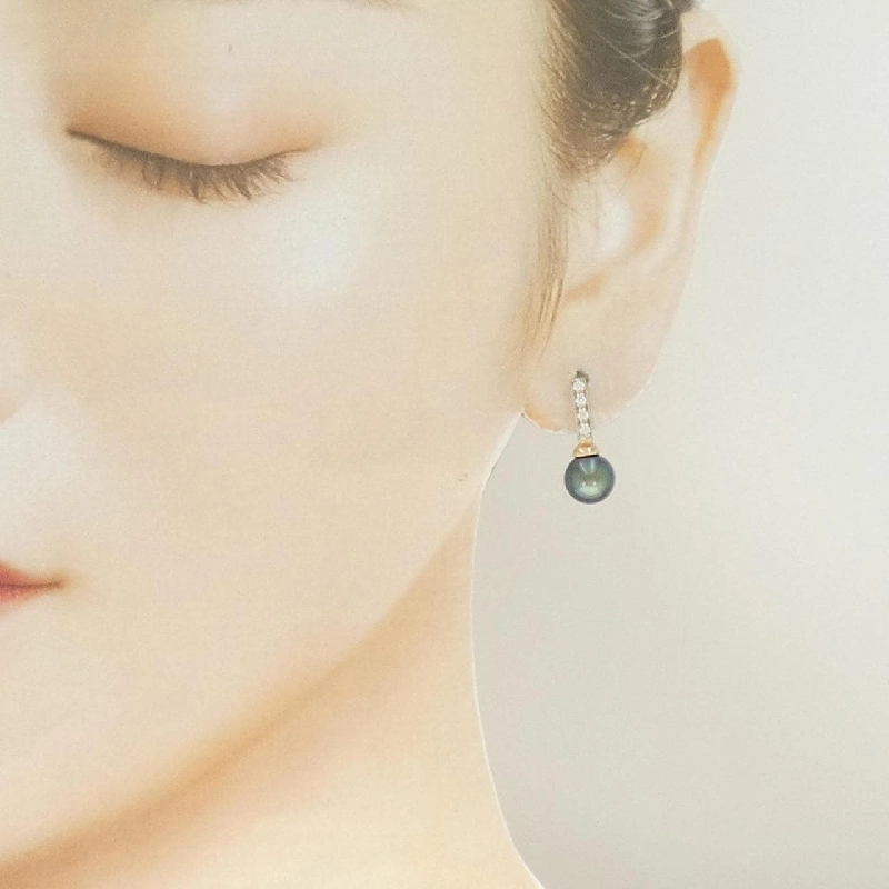 585PG/585WG Bông tai ngọc trai Akoya 7.8mm - Hàng hiệu Chính hãng 867626