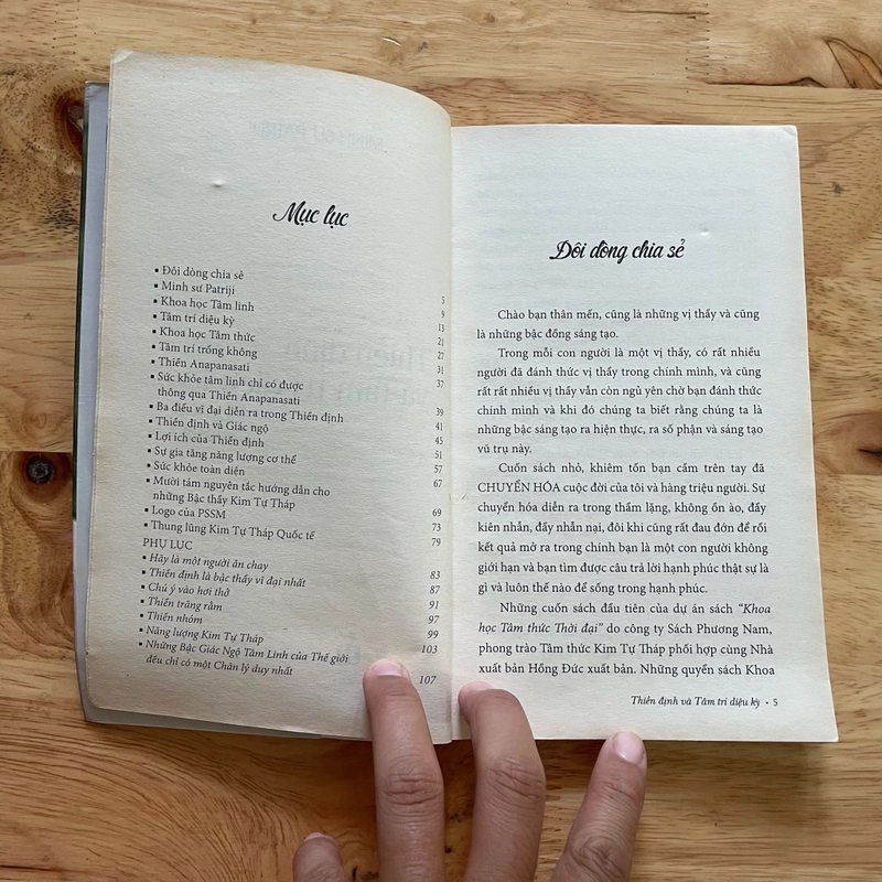 II Tựa sách: Thiền Định Và Tâm Trí Diệu Kỳ - Minh Sư Patriji - 2015 489466