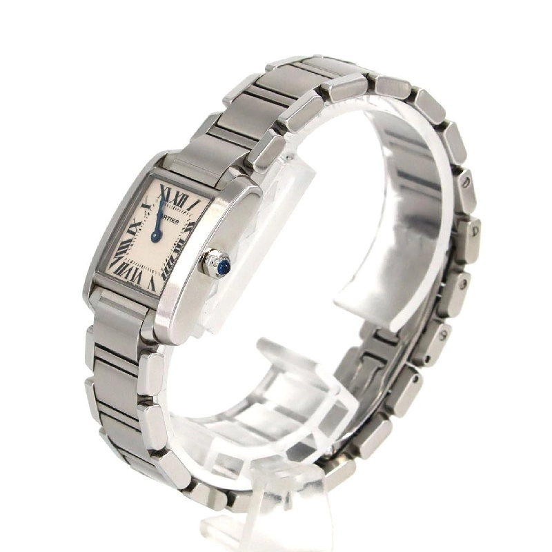Cartier Tank Française SM W51008Q3 SS Quartz - Hàng hiệu Authentic 882465