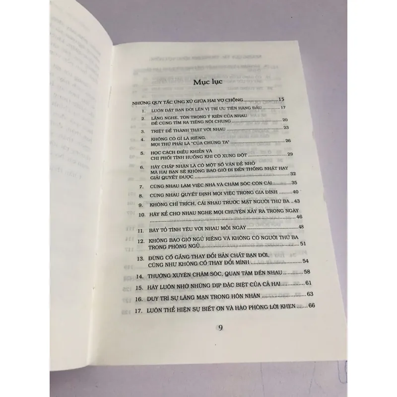 NHỮNG QUY TẮC TRONG ĐỜI SỐNG VỢ CHỒNG  693601