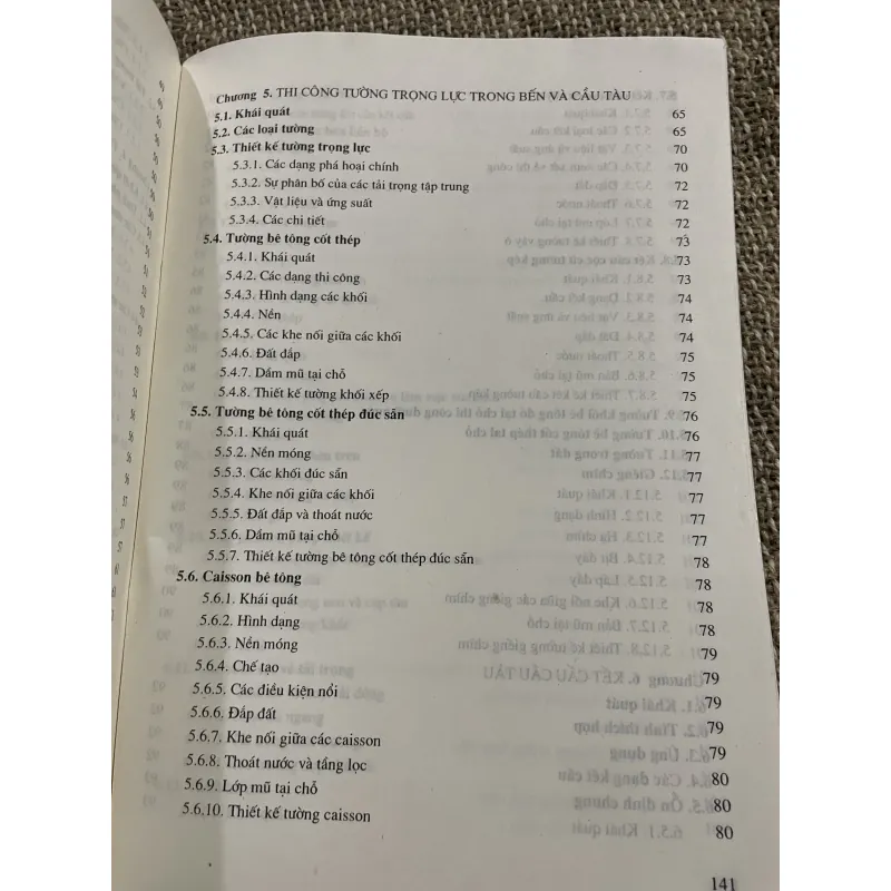 CÔNG TRÌNH BIỂN THIẾT KẾ TƯỜNG BÊN CẦU TÀU, TRỤ ĐỘC LẬP; 140 trang khổ lớn  1022110
