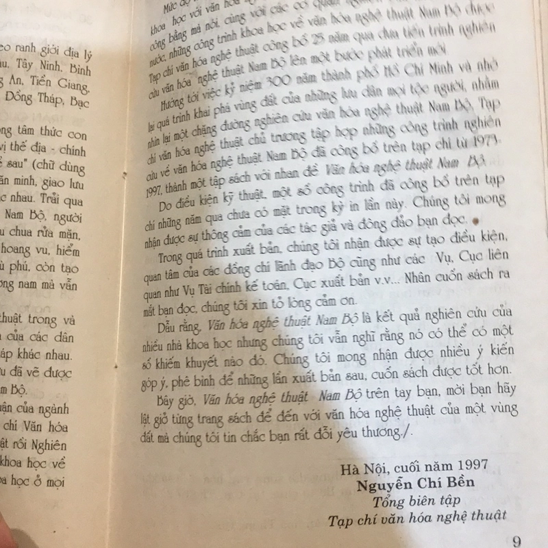 VĂN HÓA NGHỆ THUẬT NAM BỘ 501187