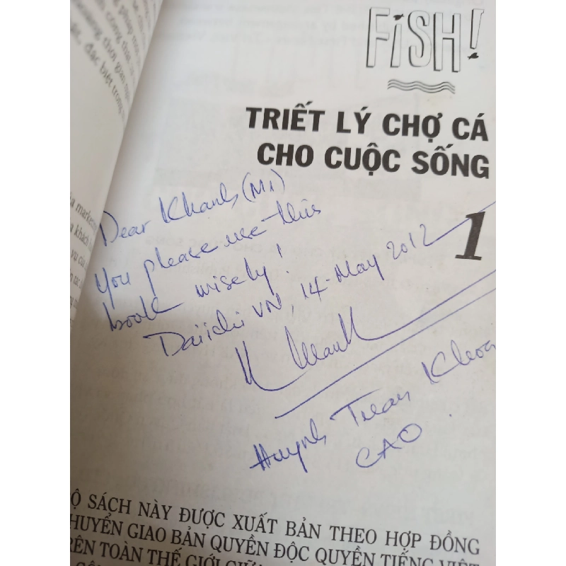 [Phiên Chợ Sách Cũ] Fish! Triết Lý Chợ Cá Cho Cuộc Sống - Tập 1 (2009) - Stephen C. Lundin, Harry Paul, John Christensen S1911 714574