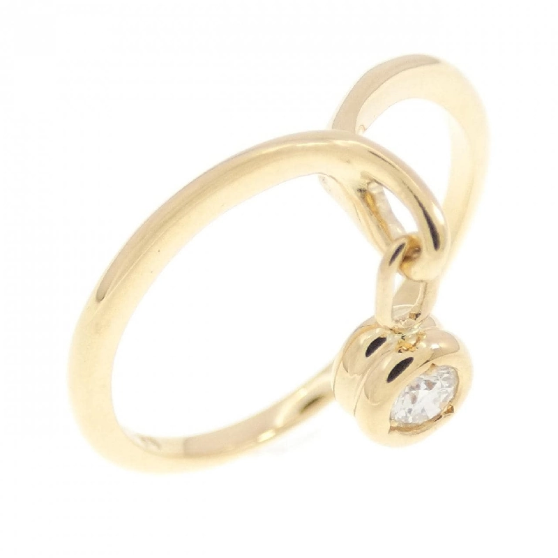 Nhẫn kim cương K18YG 0.05CT 672963