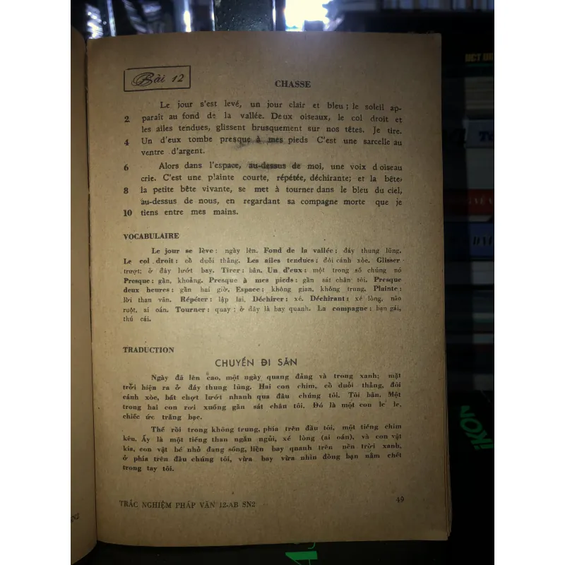Trắc nghiệm pháp văn 12AB sinh ngữ 2 - Ô.B. Nguyễn Thanh Trừng 789301