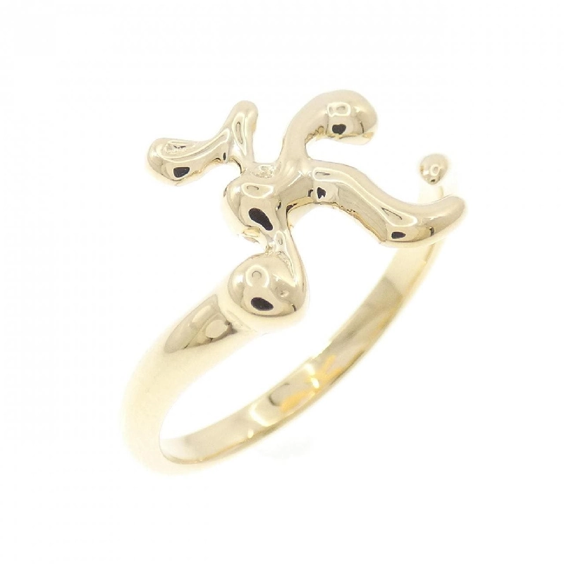 Nhẫn K18YG Chữ K - Hàng hiệu Chính hãng 847513